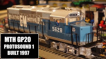 MTH GP20 1997 engine review / operating tips protosound 1 O-SCALE