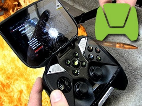 Nvidia Shield takes a bullet and still works! - Mossberg 464