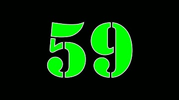 59 Second Countdown Timer With Sound Effect and Alarm - HW Timer 59