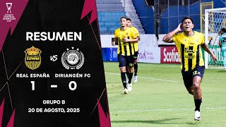 Real España Vs Diriangén Fc Copa Centroamericana Concacaf 2025 Fase De Grupos