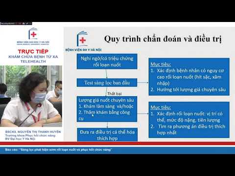 Sàng lọc phát hiện sớm rối loạn nuốt và phục hồi chức năng