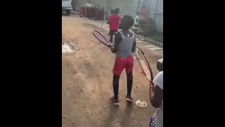 Cameroon children love tennis