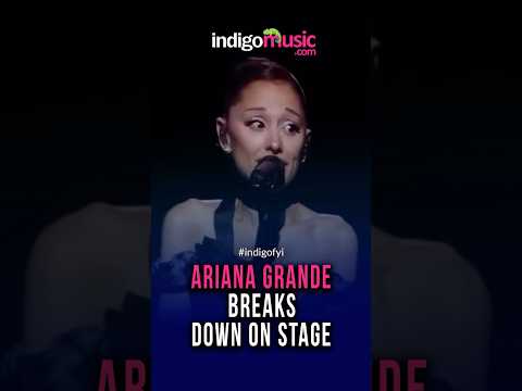 Video Ariana Grande Gets Emotional During Eternal Sunshine Tour Opening Night