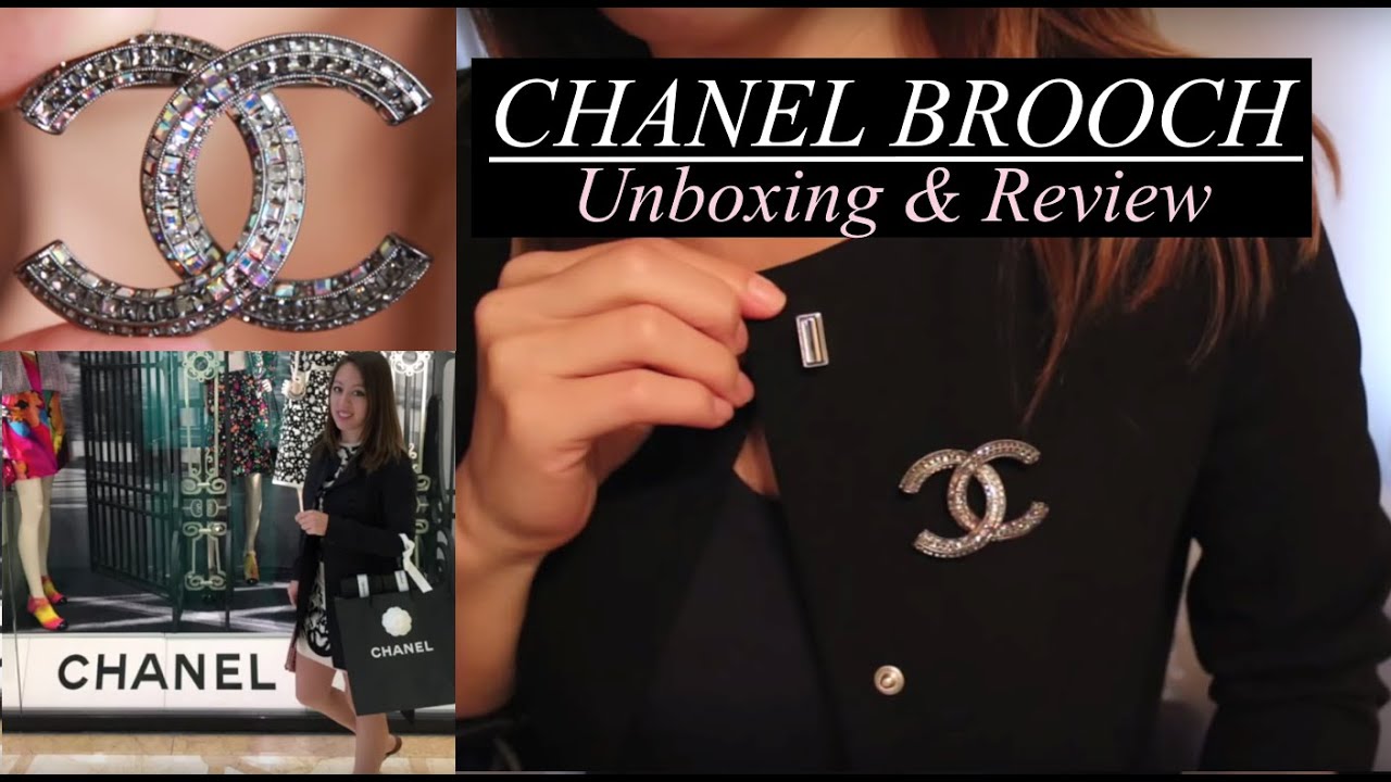 chanel camera brooch