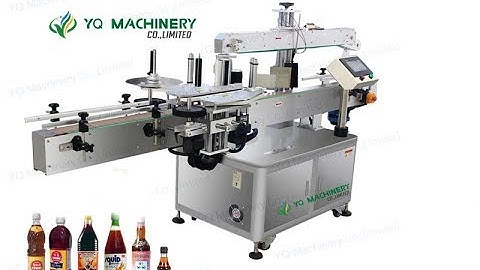 wrap around labeling machine with one label four side labelers for square jars