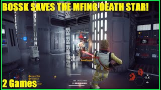 Star Wars Battlefront 2 - Bossk saves the Death Star from total annihilation! Leia saves some sand!