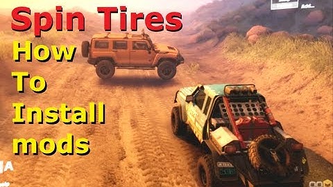 Spin Tires - Mods, How To install tutorial / guide, cars, trucks, newest developer tech demo. 2014