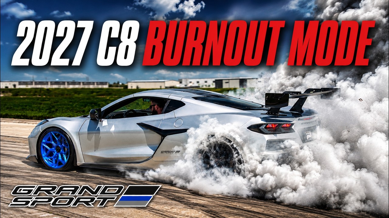 How To Use Burnout Mode In 2027 C8 Corvette - YouTube