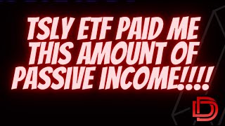 TSLY ETF Passive Income for E*Trade