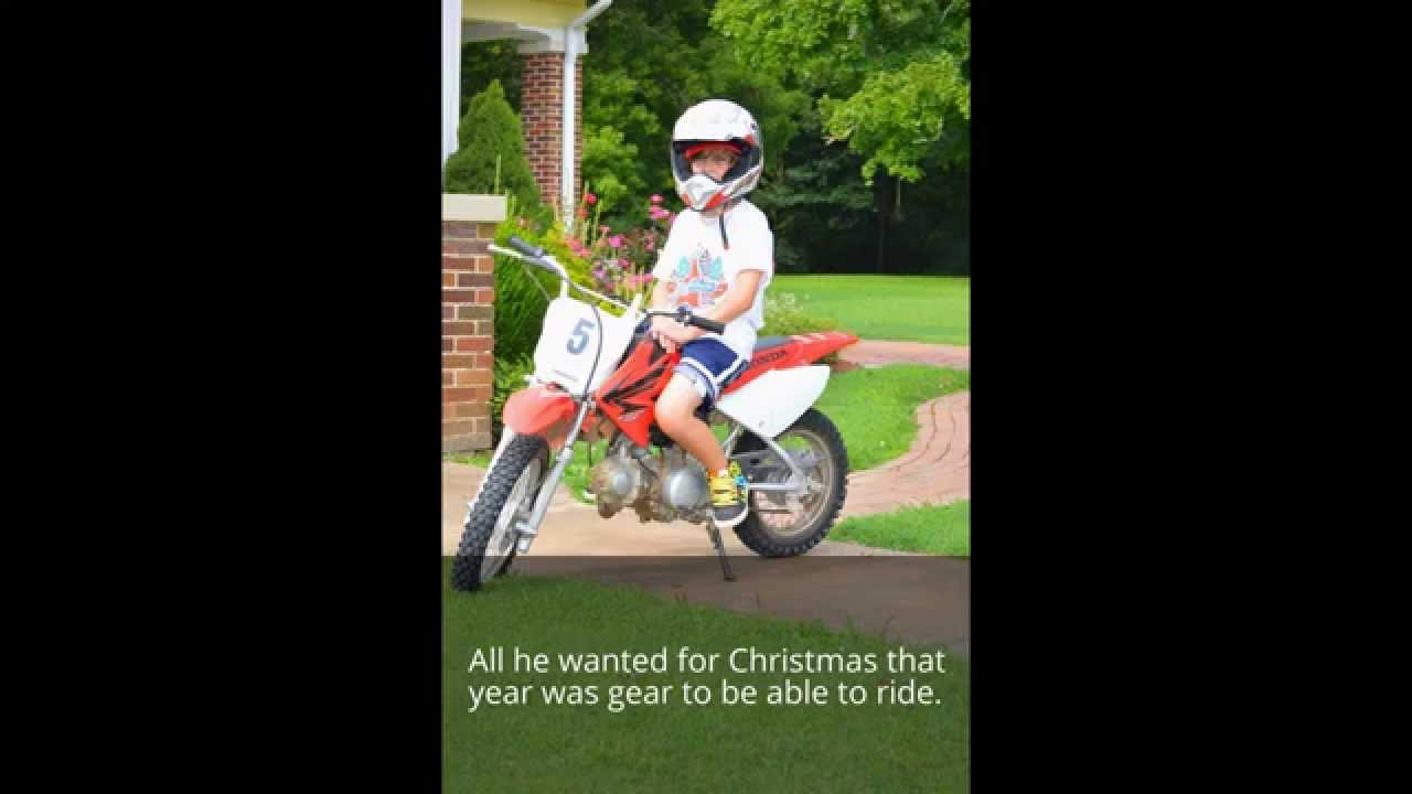Someone stole my son's motorcycle - YouTube
