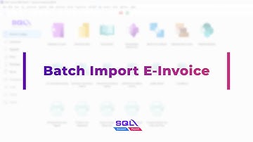 Batch Import E Invoice