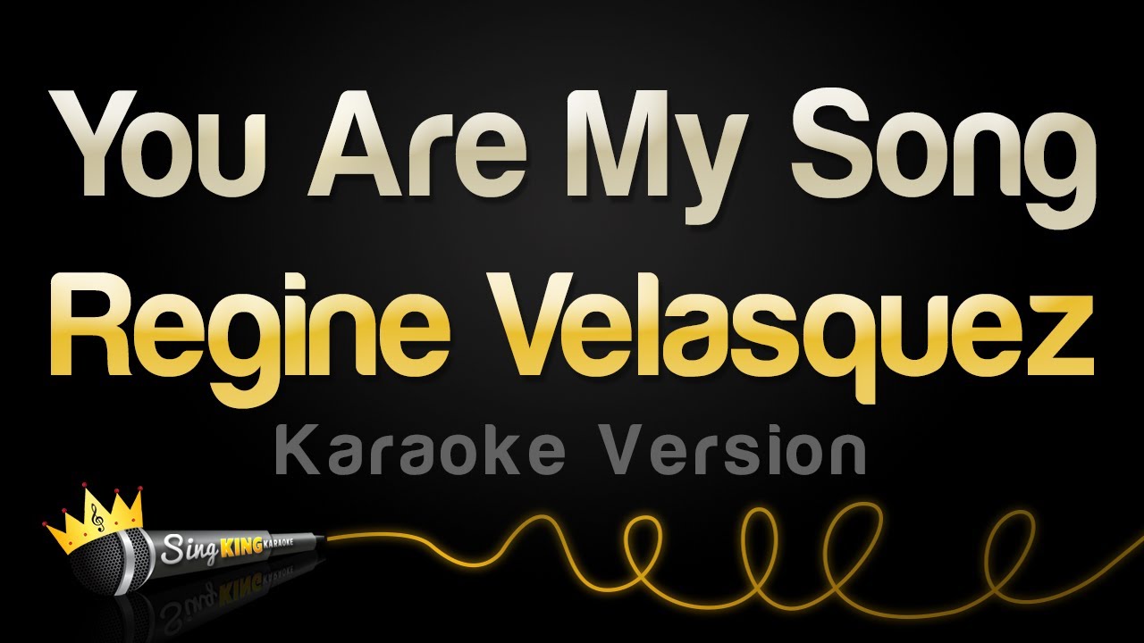 Regine Velasquez You Are My Song (Karaoke Version) YouTube