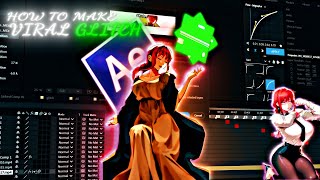 HOW TO MAKE A VIRAL GLITCH ،AFTER EFFECTS TUTORIAL