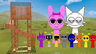 Sprunki Family Vs Towers In Garry's Mod