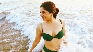 Actress Bhumi Pednekar Shares Her Video In Green Bikini