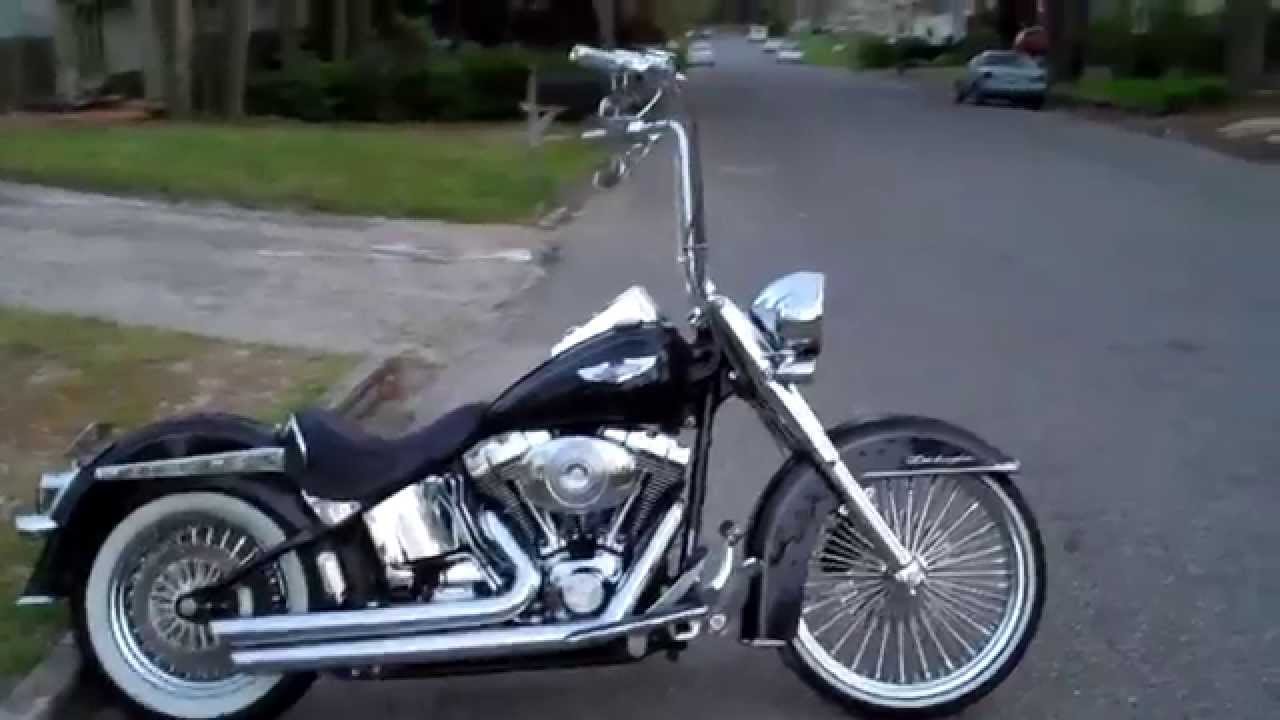  Softail Deluxe 18 apes YouTube