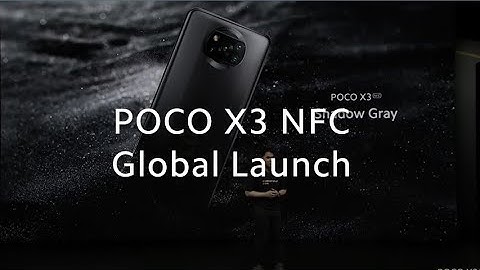 POCO X3 NFC Global Launch Event