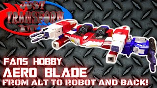 JUST TRANSFORM IT!: Fans Hobby Aero Blade (Energon Wing Saber)