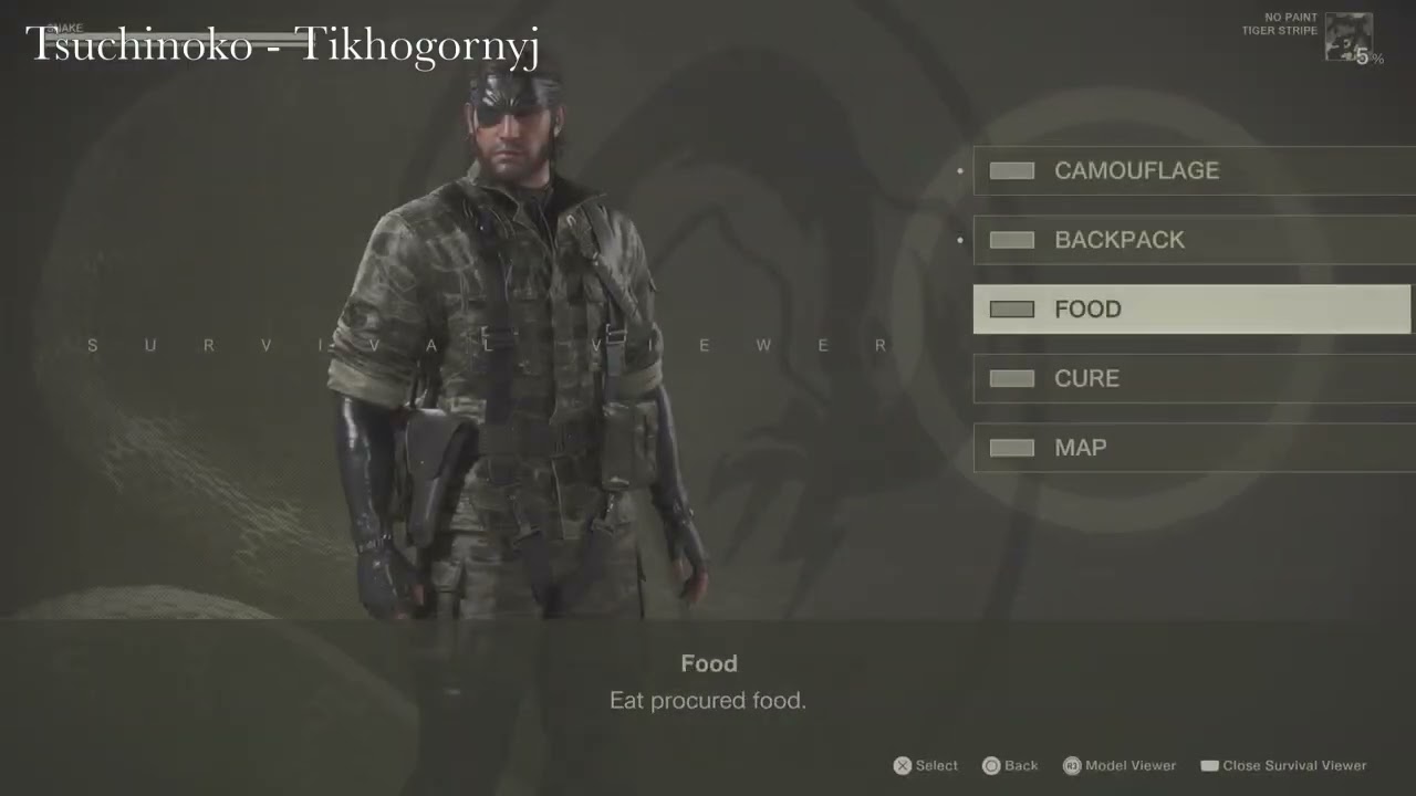 Metal Gear Solid Delta Tsuchinoko - Infinity Face Paint