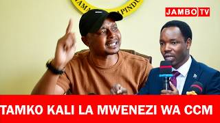CCM SPOKESPERSON ERUPTS, ANGERED BY THE BAN ON PUBLIC MEETINGS, MENTIONS KATAMBI, AND LASHES OUT ...