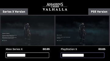 Playstation 5 Vs X Box Series X - Assasins Creed Valhalla Loading Time
