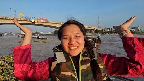 Tham quan Chợ Nổi Cái Răng | Đi cùng Thư nhaaa #dulich #travel #vietnam #review #food ￼