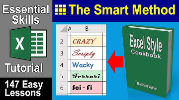 4-14: Use an Excel Master Style Book to Merge Custom Styles