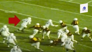 Merlin Olsen Sr All-American Yr @Utah State...NFL HOFer w/Rams...Highlight vs Wyoming, 1961