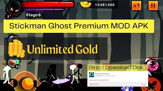 ✅Stickman Ghost Premium MOD APK - 🤑Unlimited Gold - 🕸️RedModAPK.com screenshot 2