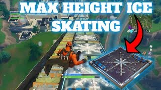 FORTNITE MAX HEIGHT ICE SKATING DOWN WITH *NEW* ICE TRAP!!! Profile