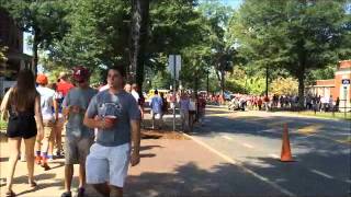 Time Lapse Walk to Bryant Denny Stadium