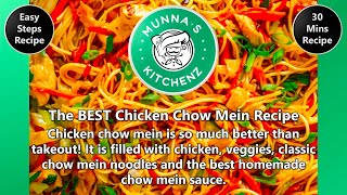 Chicken Chow Mein Recipe | Chicken Chow Mein | How to make Chicken Chow Mein | Munna's Kitchenz