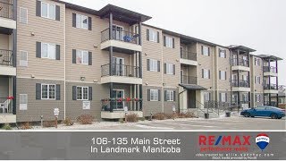Condominium for sale in Landmark Manitoba | 106-135 Main Street