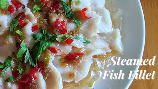 Chinese Style Garlic Infused Steamed Fish【蒜蓉蒸魚片】