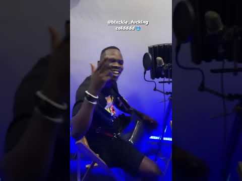 Blxckie working on