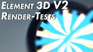 Element 3D V2 Rendertests | Shadows | Reflection | Deform
