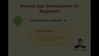 Android App Development for Beginners - Introduction to Android - #1