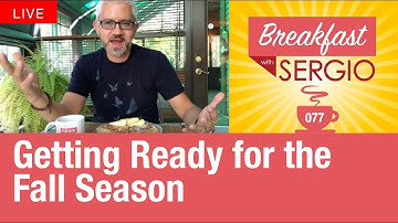 Getting Ready for the Fall Season. Breakfast 🍳 with Sergio #77