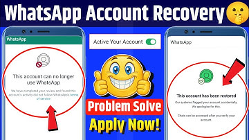 This account can no longer use whatsapp due to spam problem solution | How to unban whatsapp account