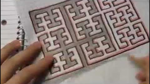 数学でいたずら書き: 波のくねくねの始まり/Doodling in Math Class: Squiggle Inception