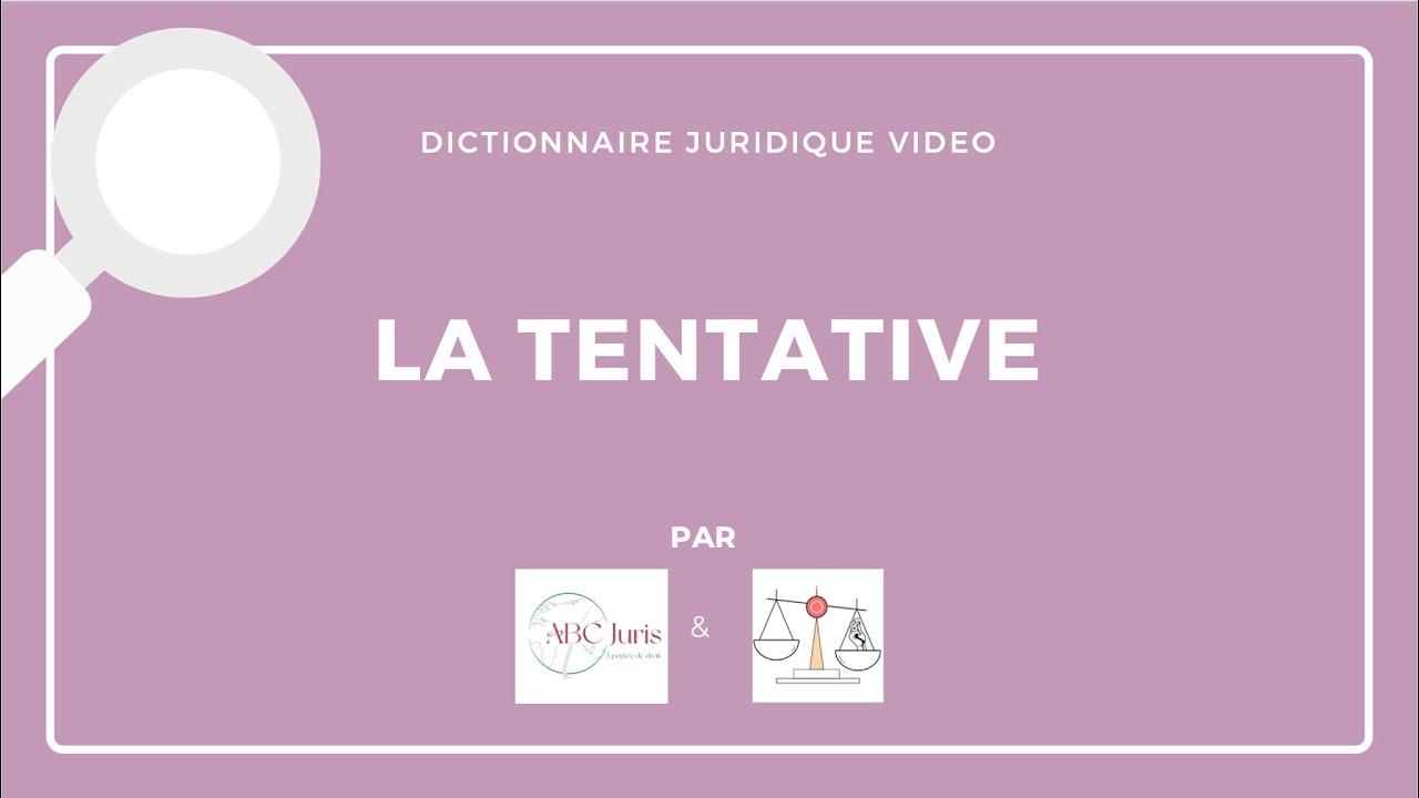 TENTATIVE d'infraction #droit pénal 🔤