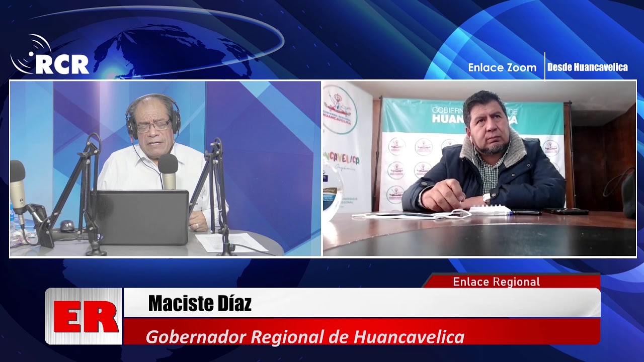 ENTREVISTA A MACISTE DÍAZ, GOBERNADOR REGIONAL DE HUANCAVELICA