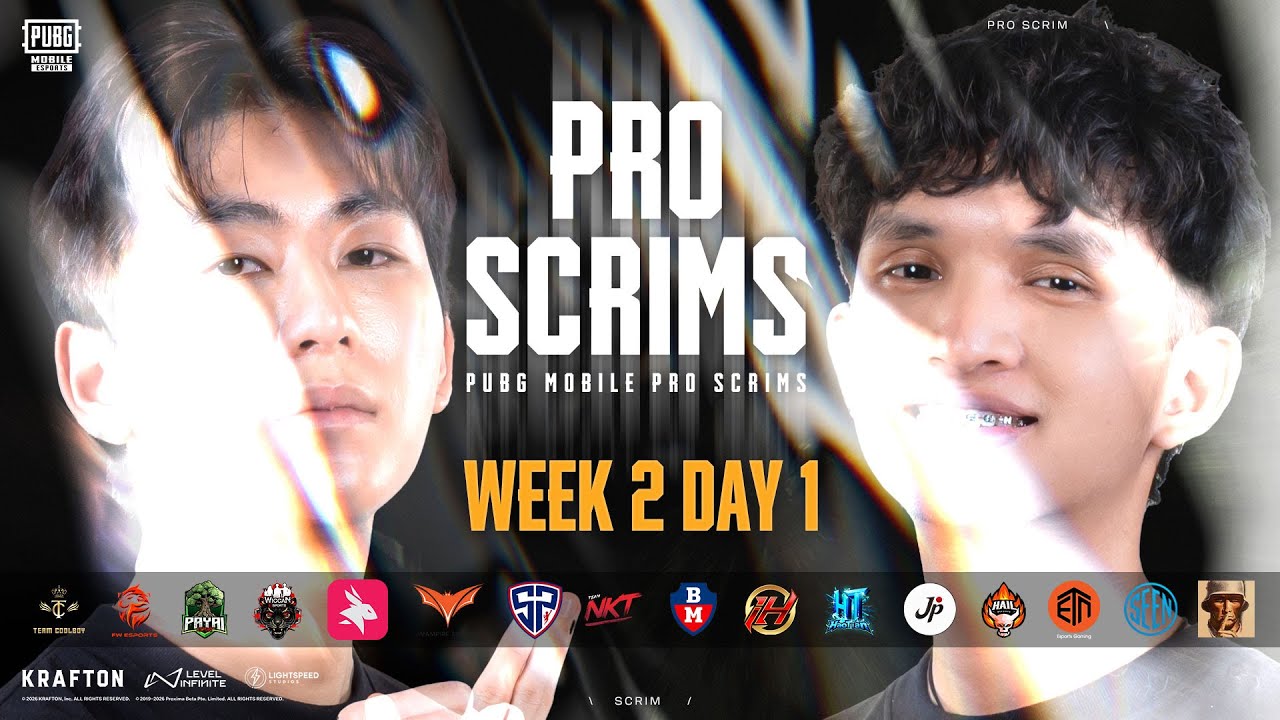 🔴สด! รายการห้องซ้อม PUBG MOBILE PRO SCRIMS Season 1 W2 D1