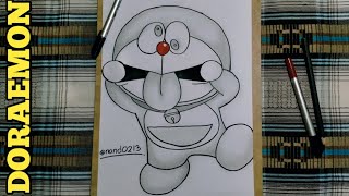 Gambar Doraemon lucu | Doraemon pencil draw