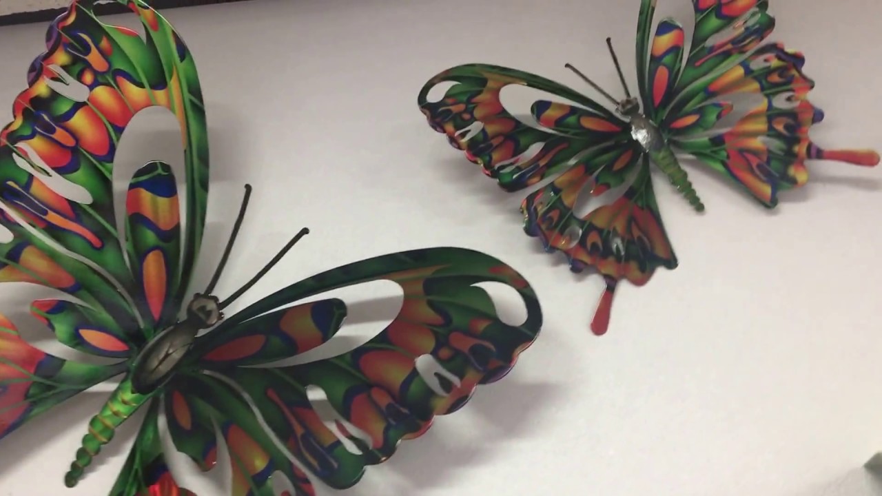 Next Innovations Butterfly Refraxions 3D Wall Art Multi Medium