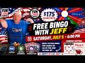 🎉 FREE LIVE Bingo Night with Jeff | Win Prizes & Spin the Wheel!