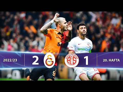 Galatasaray - FTA Antalyaspor (2-1) Highlights/Özet | Spor Toto Süper Lig - 2022/23