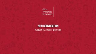 August 15, 2019: 2019 Convocation
