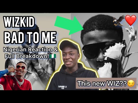 Una Popsy don land!🦅❤️ | Wizkid – Bad To Me (Official Audio) | Nigerian Reaction & Full Breakdown!