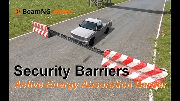 Crash Tests 2018 | Active Energy Absorbtion Barrier | Slow Motion | BeamNG.drive Gameplay